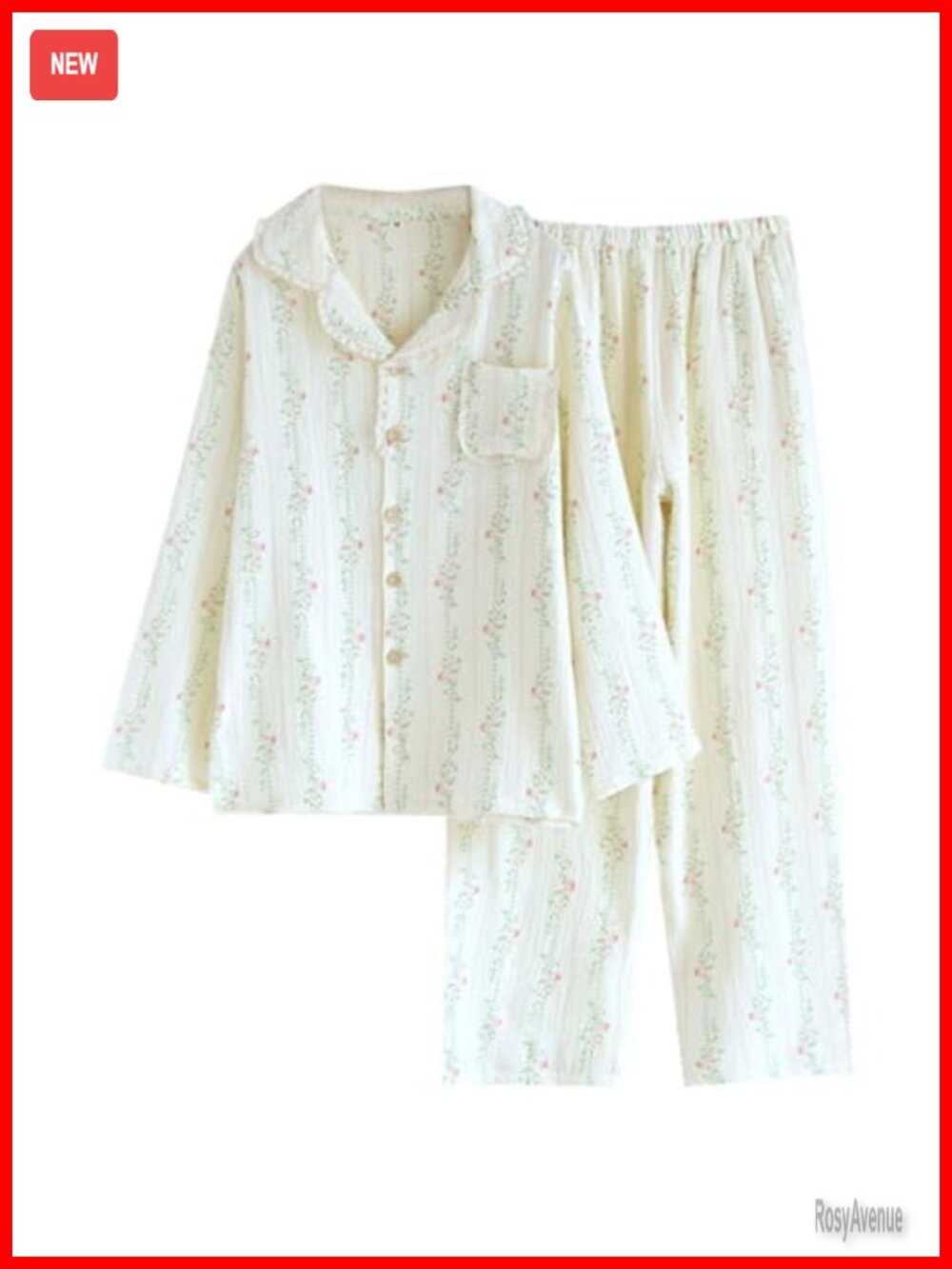Linen Pajama Set Long Sleeve Summer Lounge Sets for Women - Picture 1 of 5